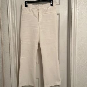 Zara Ecru mini flare pants